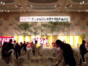 竹のディスプレイ