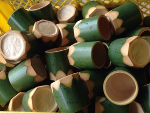 竹の器（八角）