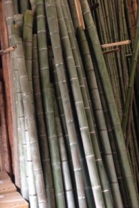 徳利の材料の青竹