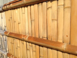 竹垣のメンテナンス