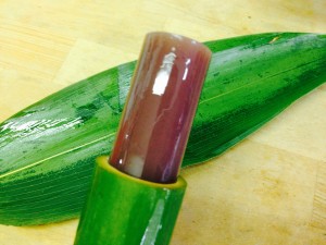 「本もの青竹水羊羹」