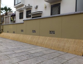 思い出がよみがえる、犬矢来（駒寄せ）の再現