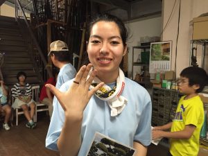 竹で作る指輪、製作体験教室