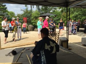 アメリカでの実演@anderson japanese gardens
