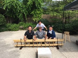 アメリカでの実演@anderson japanese gardens