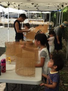 竹あかりワークショプ