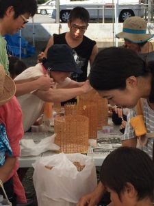 竹あかりワークショプ