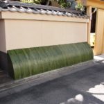 駒寄せ　犬矢来　青竹