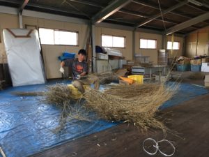 竹枝穂垣 アメリカで設置