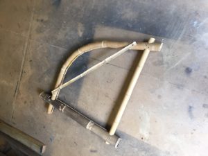 光悦寺垣　アメリカで実演