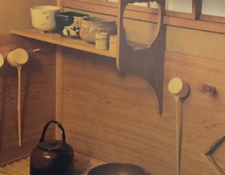 お茶室で使用する白竹製すのこ製作