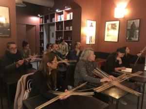 イタリア・ローマで竹工芸のワークショップ