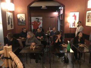 イタリア・ローマで竹工芸のワークショップ