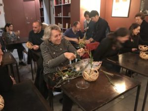 イタリア・ローマで竹工芸のワークショップ