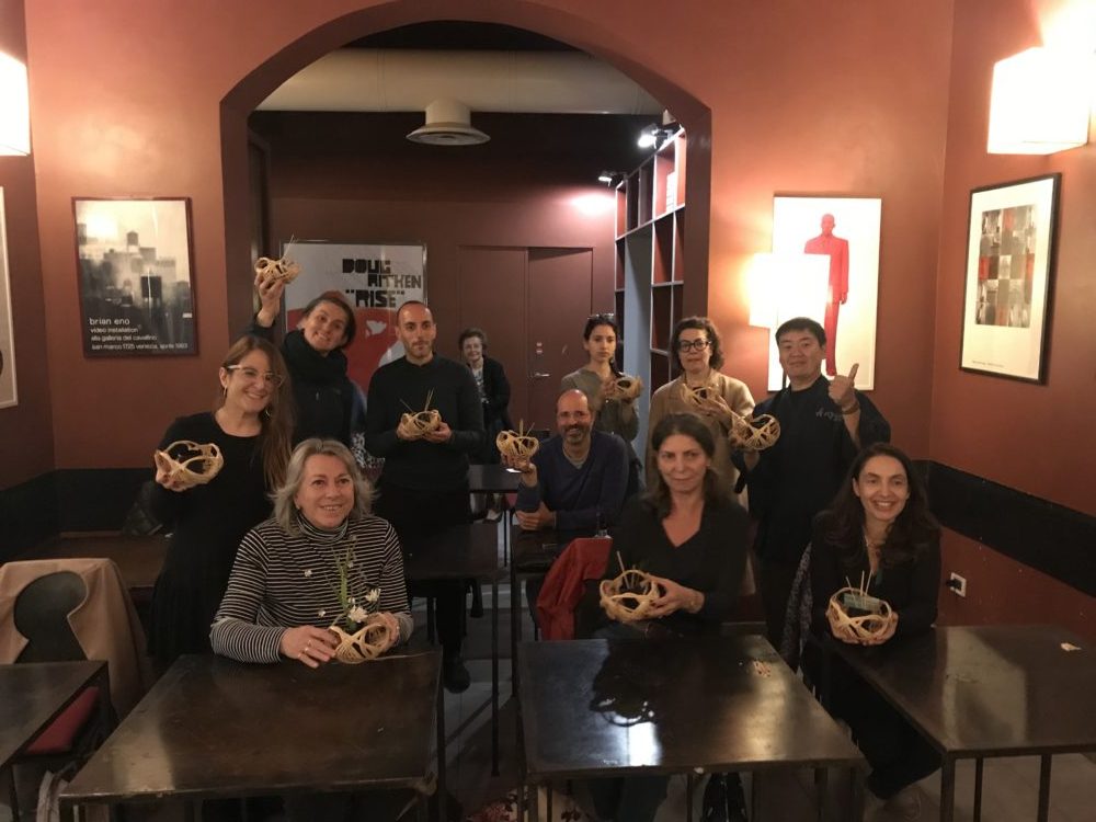 イタリア・ローマで竹工芸のワークショップ