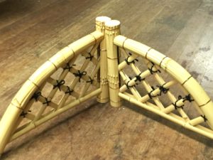 イタリア・ローマで竹工芸の実演