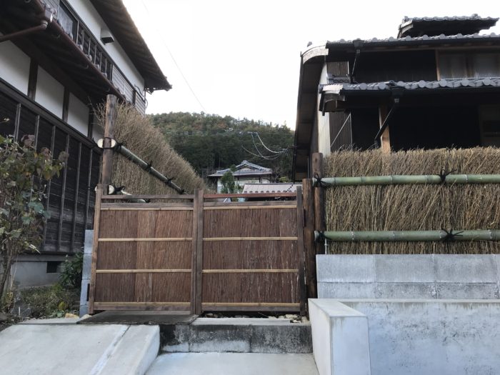 %ARABICA竹垣施工