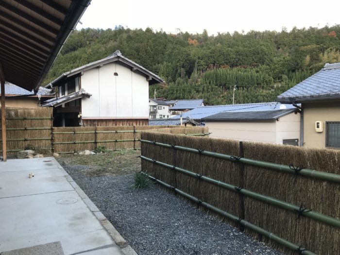 %ARABICA竹垣施工