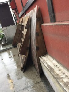 大當両犬矢来施工前