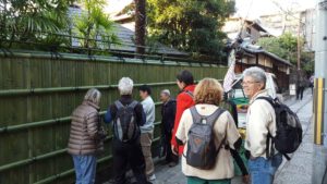 田舎亭　竹垣・建仁寺垣