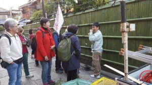 田舎亭　竹垣・建仁寺垣