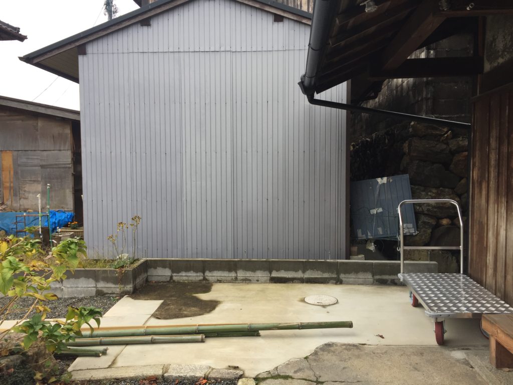 %ARABICA竹垣施工前