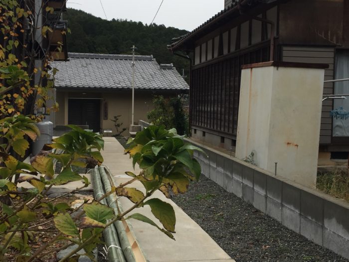 %ARABICA竹垣施工前