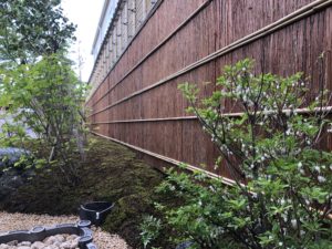 杉皮垣・御簾垣