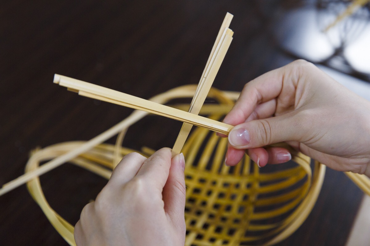 四海波竹籠ワークショップ