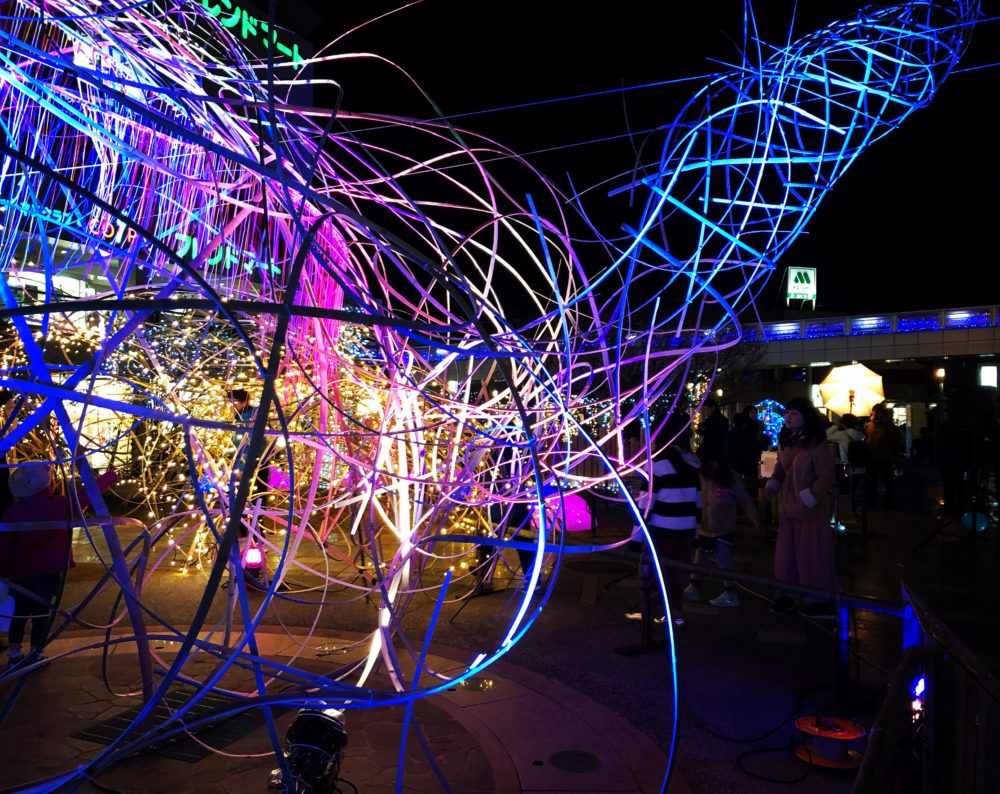 長岡京バンビオイルミネーション2018