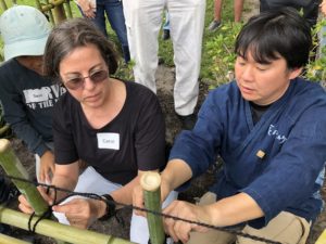 アメリカ森上庭園竹垣morikamijapanesegarden