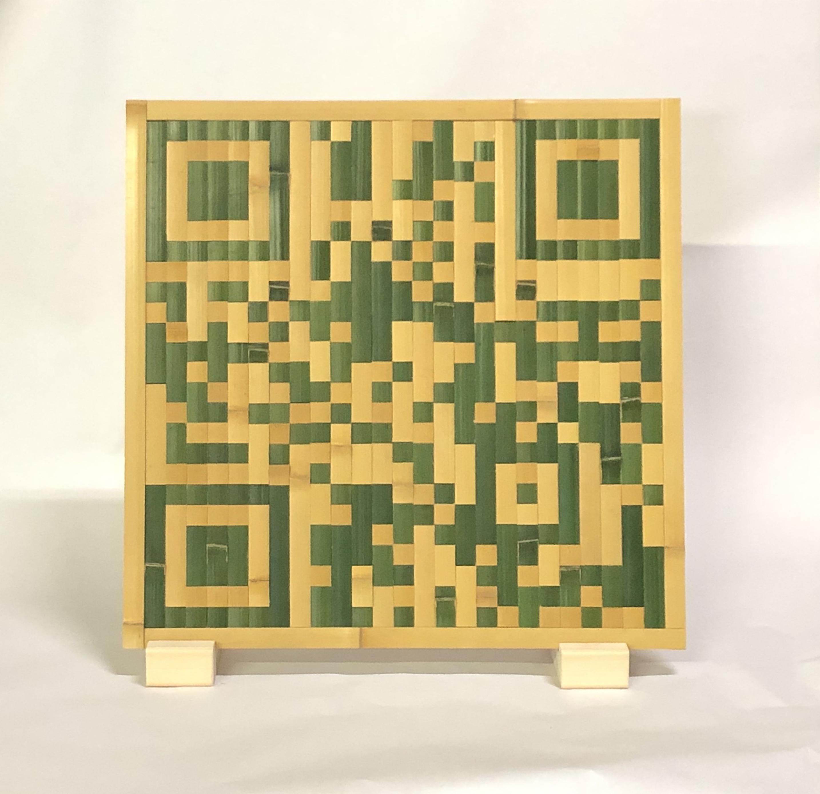 長岡銘竹の竹のQRコード