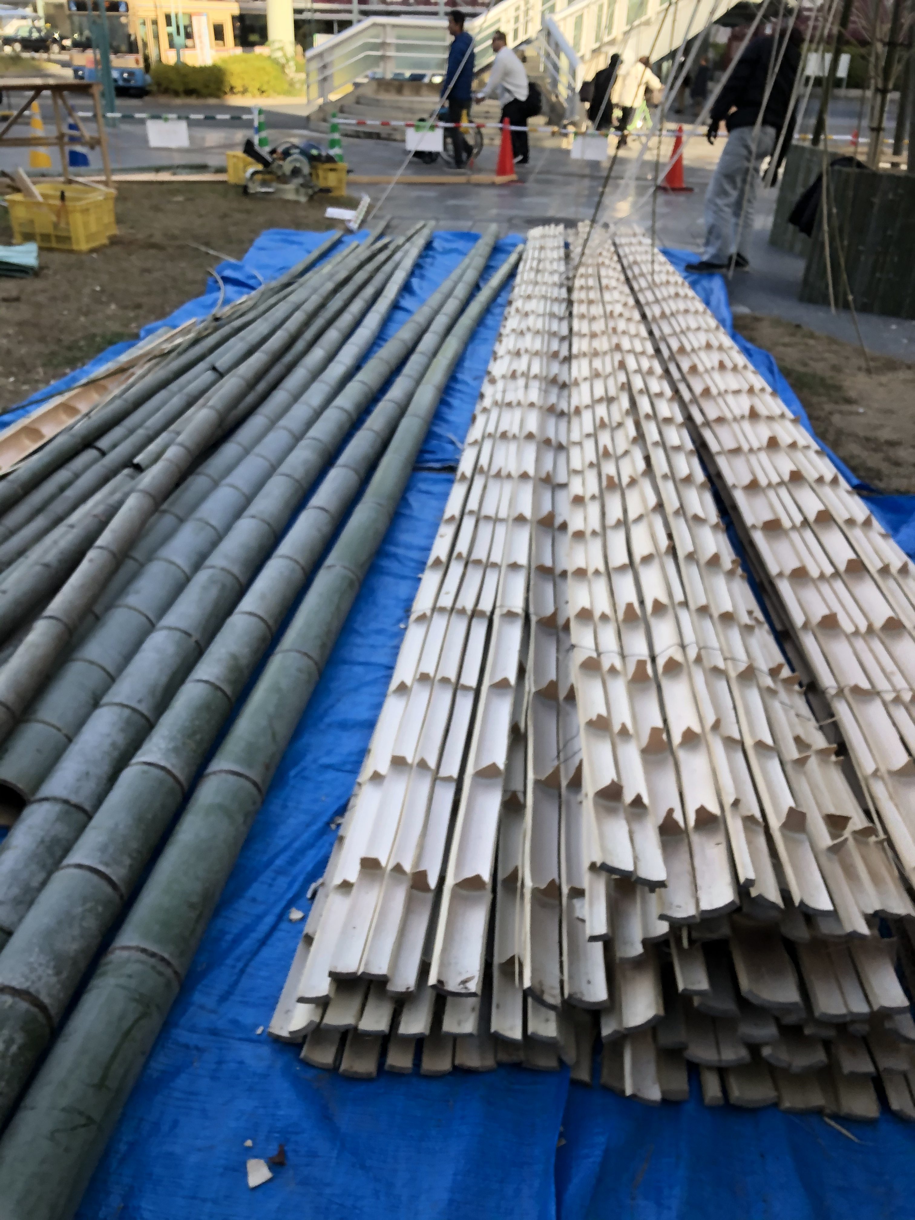 長岡京バンビオイルミネーション2019「竹花灯」