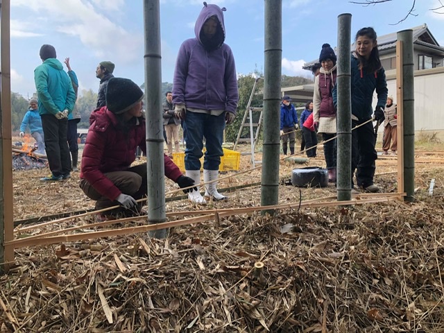 竹垣&竹編みの竹工芸ワークショップにチャレンジ
