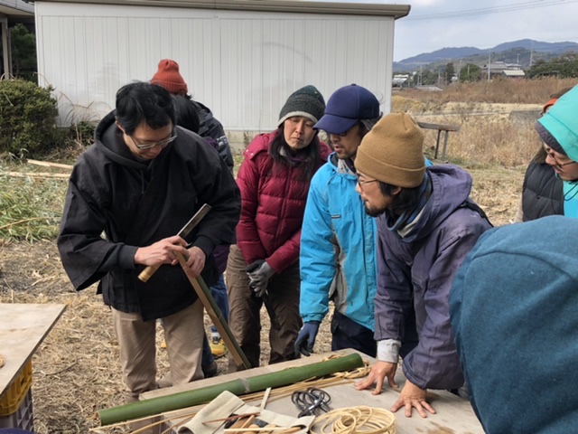 竹垣&竹編みの竹工芸ワークショップにチャレンジ