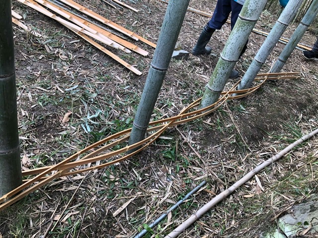 竹垣&竹編みの竹工芸ワークショップにチャレンジ