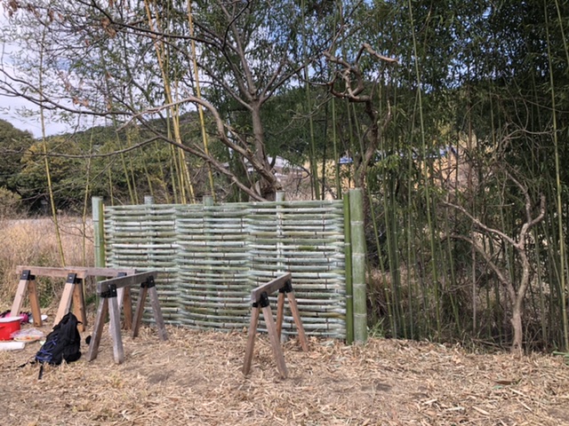 竹垣&竹編みの竹工芸ワークショップにチャレンジ