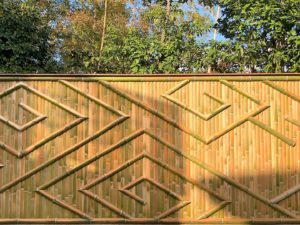 新しいスタイルの竹垣長岡銘竹株式会社