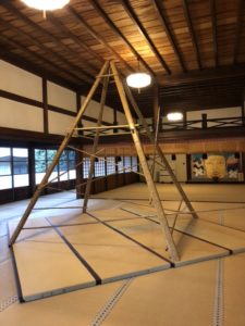 まるごと美術館2020妙覚寺竹のインスタレーション長岡銘竹