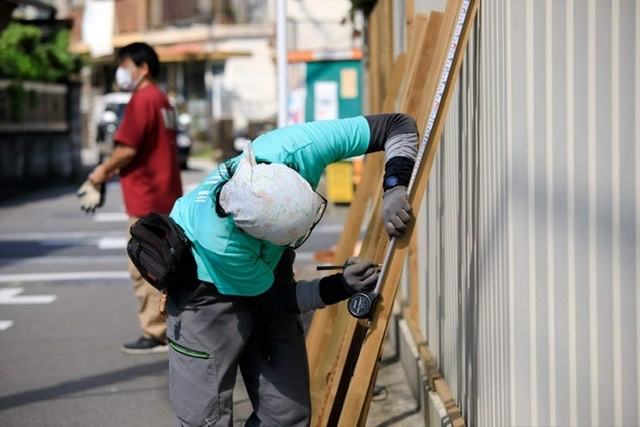 新しいスタイルの竹垣を作る長岡銘竹株式会社