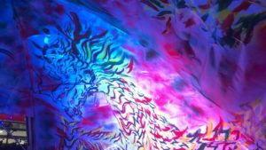 バンビオイルミネーション2020 光の道塗