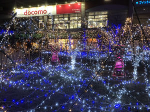 バンビオイルミネーション2020 光の道塗