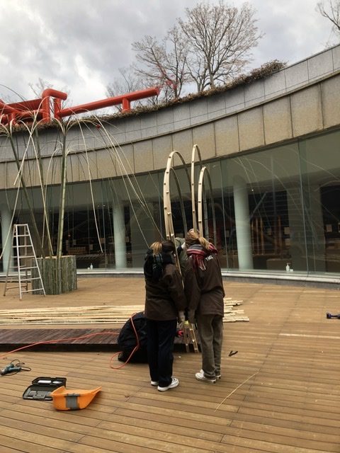 竹の空間演出＠みやこめっせTASKの学生とコラボ