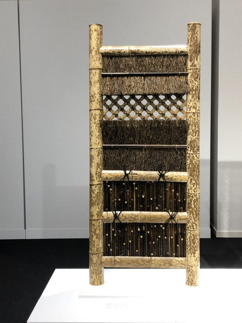 京都伝統産業ミュージアムで展示中の西山垣