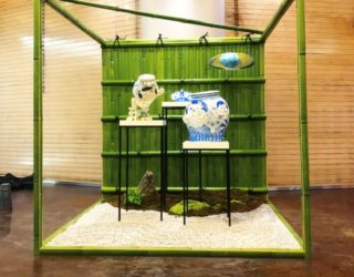 12/27〜阪急メンズ大阪1階「侘び寂び」をテーマにした空間演出を展示中！