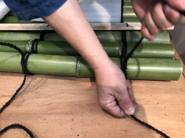 DIALOGUE+で竹垣の実演