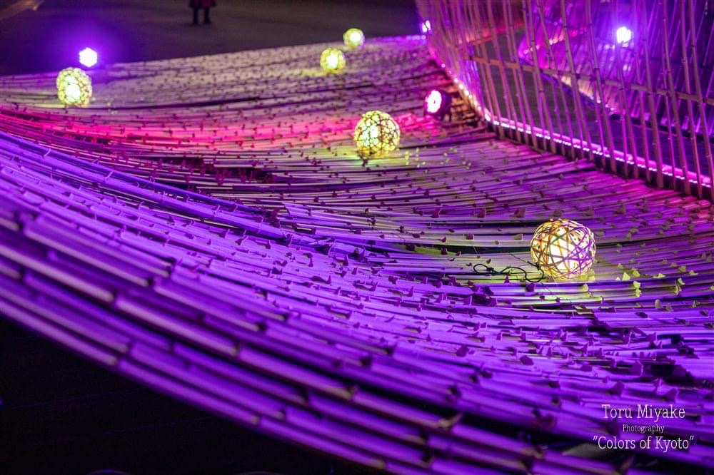 亀岡　竹のイルミネーション