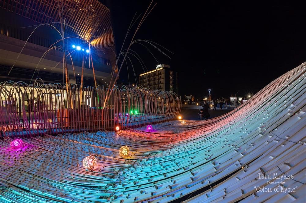 亀岡　竹のイルミネーション
