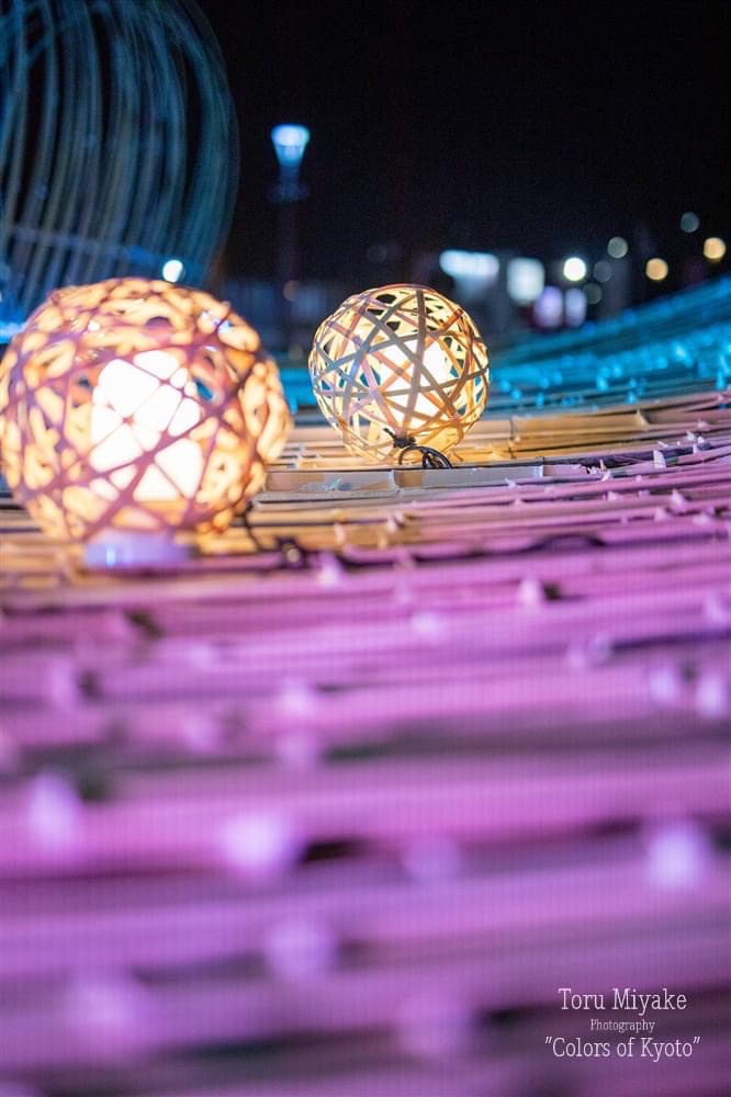 亀岡　竹のイルミネーション