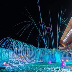 亀岡　竹のイルミネーション